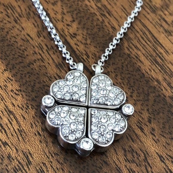 BRIGHTON Convertible and reversible Cloverheart Love necklace - Picture 9 of 16